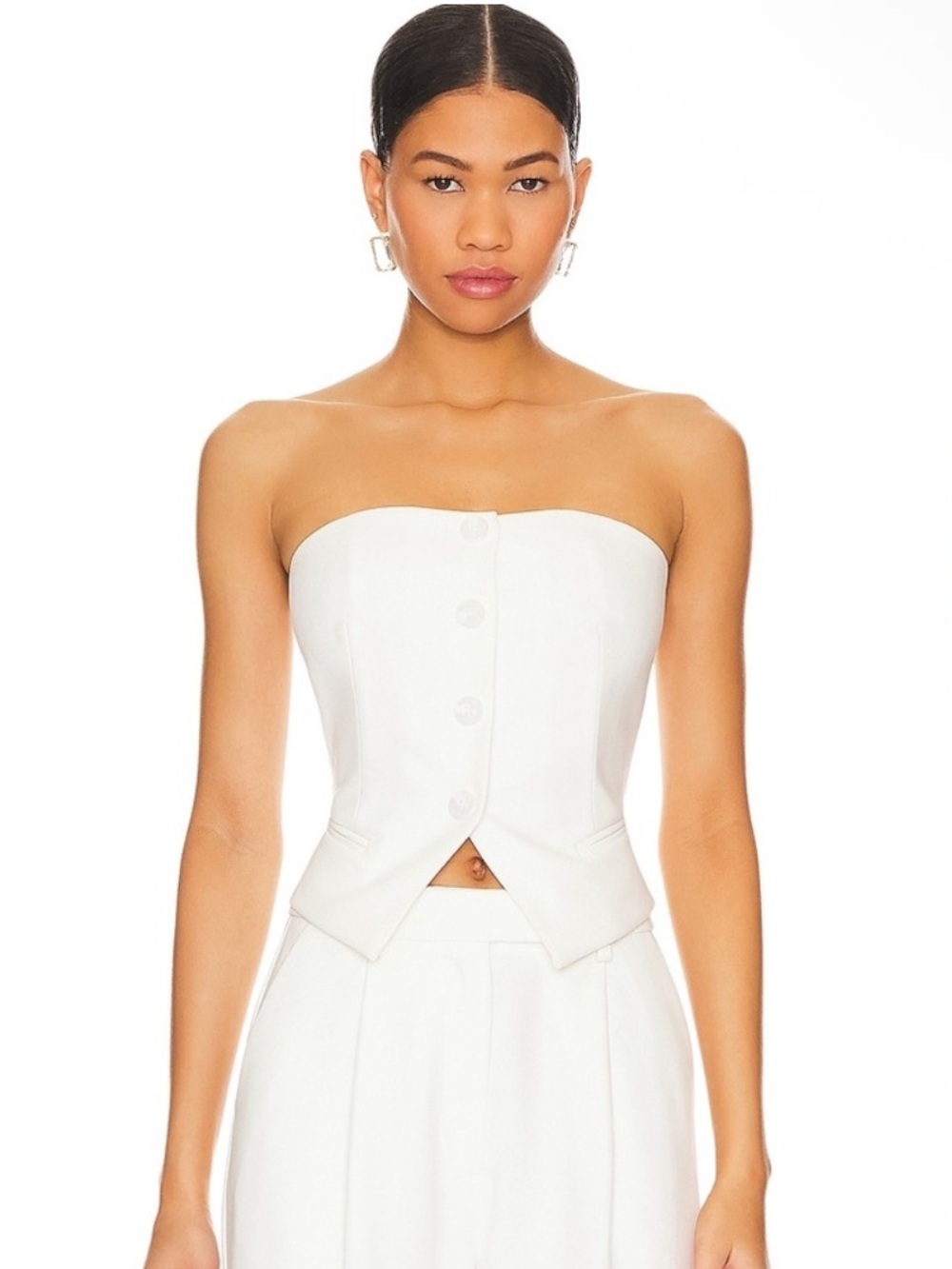 MISHA Alessia Top in Ivory Size S